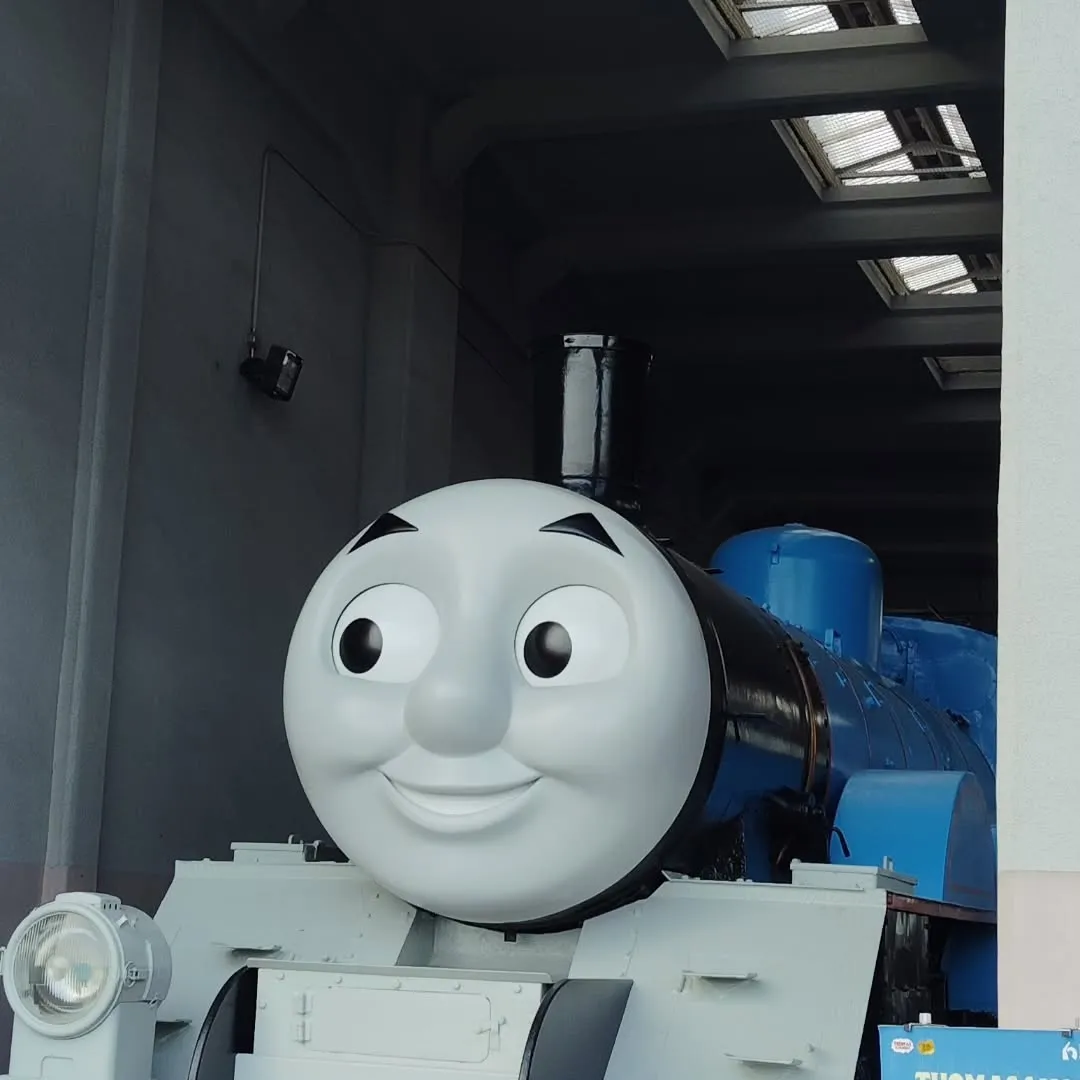 京都鉄道博物館行ってきました😃トーマスがいてテンション上がり...